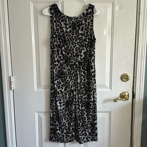 Preston & York Women’s‎ Knee Length Animal Print Sleeveless Dress Medium